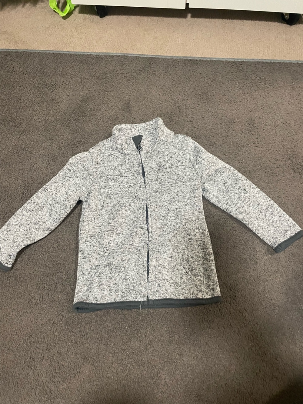 Kids Grey Knit Jacket